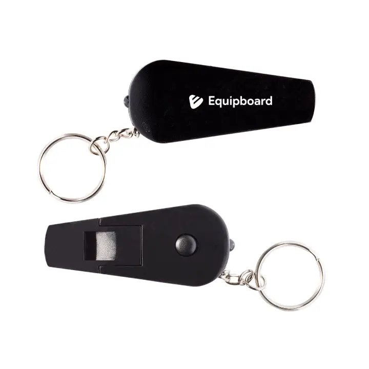 Light Up Key Tag with Whistle 